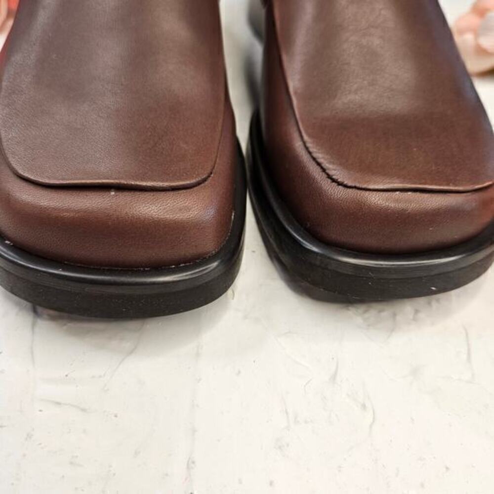 Franco Bocca Slip On Loafer Flats‎ Shoes Brown Size 8.5 - Picture 3 of 10